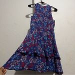 Parker Floral Dress in Blue and Red purple :Box B Photo 9
