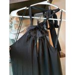 Le Superbe Kaia Botanica Jersey Dress Black Womens Size Medium Photo 5