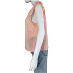 Carve Designs  Peach Leaf Print Button-down Size L Photo 3