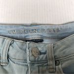 American Eagle  Outfitters high-rise Shortie lightwash cutoff denim jean shorts 4 Photo 2