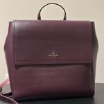 Kate Spade  Somerville Road Backpack mahogany plum leather ballerina pink lining Photo 0