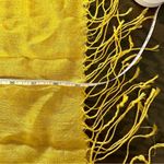 Mustard Color Fashion Scarf. Nearly 80” Long (1006) Yellow Photo 4