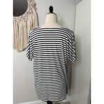 Hatch Maternity Black White Stripe Classic Minimalist Short Photo 1