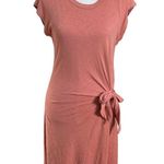 Anthropologie  Sundry Tied Tee Dress Women’s Size Small Knit Mini Relaxed Fit Fla Photo 0