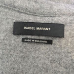 Isabel Marant  Gray Wool Shacket Button-Up Shirt Quiet Luxury Designer Size 10 Photo 1