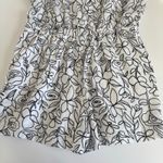 Fabletics Floral Print Crinkle Cotton Voile Short Onesie Romper Women’s Medium Photo 8