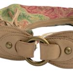 Fossil VTG  Studded Patchwork
Leather Suede Hobo Shoulder Handbag DBL Sided Photo 3