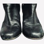 Chloé Chloe Black Pebbled Leather Paddington Wrap Straps Buckle Heeled Boots 36.5 6.5 Photo 3