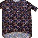 LuLaRoe  Carley hi low short sleeve paisley mini dress scoop neck xs Photo 1