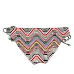 Amica Side Tie Multicolored Tribal Geometric Boho Bikini Bottom Bathing Suit XLJ Black Size XL Photo 2