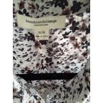 BeachLunchLounge Floral Print Button Up Shirt Long Sleeve Blouse Women's M Photo 2