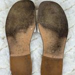 Gucci  White and Gold Slide Sandals with Fringe Size 39 Photo 9