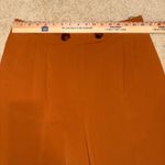 Topshop Culottes Wide Leg Cropped High Waist rust Brown Trousers US 10 Photo 3