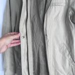 Gallery Tan Full Zip Trench Coat Size Petite Small Photo 6