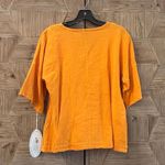 NWT Oh My Gauze! Women's Orange Casual Short Sleeve Top, Size S/M Photo 2