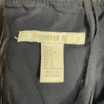 Forever 21 Lace Overlay Small Lace Up Side Zip Tank Dress Black Flowy Photo 2