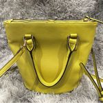 Nanette Lepore  Triple Satchel w/CC+Key Apple Pebble Lime‎ NWT Photo 1