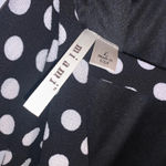 Francesca’s Polka Dot Dress Black Size L Photo 4