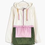 Madewell (Re)sourced Raincheck Packable Popover Raincoat in Colorblock Photo 0