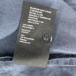 COS  Collection Of Style Popover Shirt Dress Navy Blue Cotton 3/4 Sleeve Size 4 Photo 4