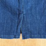 Torrid  Jean Skirt Women's 18‎ Blue Solid Above Knee Pockets Whiskered Denim NWT Photo 2
