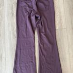 Halara High Waisted Pilates Flare Yoga Casual Stretch Red Mahogany Leggings XL Photo 3