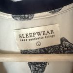 Vintage Blouse Satin Buttoned Gold Black Butterfly Print Sleep Top Chic Stylish Size undefined Photo 2