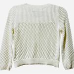 Anthropologie‎ Sparrow Cream Knit Cardigan Daisy Button Boho Cottagecore Small Photo 2