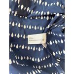 Gap  Women's Navy White Teardrop Print Long Sleeve Button Up Shirt Size S Photo 6