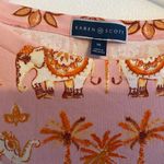 Karen Scott  Plus‎ Size Elephant Print Cuffed Elbow Women’s Shirt Size 1X Photo 4