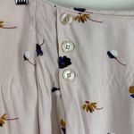 Free People  Lovers Lane Floral Button-Accent Pink Mini Skirt Size‎ 4 Photo 2