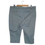 NYDJ Pants Womens 20W Everyday Trouser Capri Lift Tuck Technology Geometric Blue Photo 5