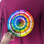 AQUA  Cashmere Burgundy V Neck Cashmere Sweater Size Small Photo 4