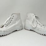 Superga Women's 2341 Alpina Cotu High Top Canvas Lug Sole Casual Sneakers White Photo 2