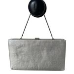 Vintage After Five Silver Metallic Evening Bag Purse Clutch Mother Photo 1