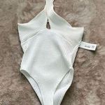 ZARA NWT Cream Colored Sweater Knit Bodysuit Photo 0