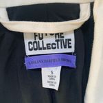 Future Collective Cream Cutout Blazer S White Photo 3