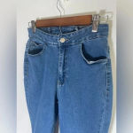 SheIn Extreme Flare Bell Bottom Jeans Corset Lace Tie Sz 28x32 EUC 0196 Photo 1