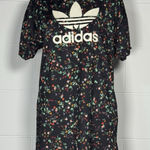 Adidas Originals Floral Multicolor Mini Dress NWT Size XS Black Photo 0