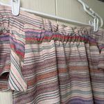 Philosophy  Anthropologie Off the Shoulder Striped Mini Dress with Pockets Photo 4