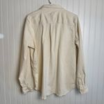 Lands' End  ivory button down shacket long sleeve size XL tall G19 Photo 3