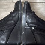 Linea Paola Leather wedge sneakers womens booties 8.5 black Photo 9