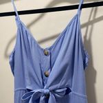 Mimi Chica  Periwinkle Blue Lilac Purple Cutout Tie-Front Midi Dress - XS Photo 2