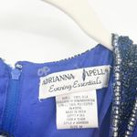 Adrianna Papell Womens VTG Vintage 100% Silk Flower Beaded Party Evening Top M Photo 3