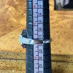 Natural Tsavorite Garnet Moissanite Sterling Silver Ring Size 8 Photo 7