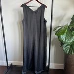 DKNY Black V-Neck Oversize Maxi Dress with Cargo Pocket Size XL NWT Photo 8