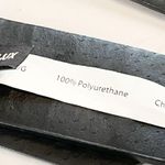 Belgo Lux Size Large Black Faux Leather Silver Gold Studded Belt Photo 3