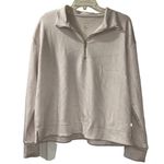 Apana  Beige Quarter Zip Pullover Women's Large Photo 0