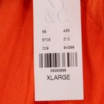 New York and Company Boho Peasant Maxi Skirt Orange Tiered Gauze Hippie Size XL Photo 3