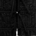 ZARA Poplin Top with Bow and Jewels Photo 3